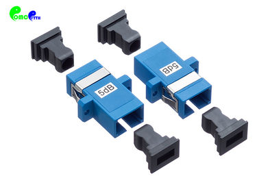 Fiber Optic Attenuator Customized 1dB / 5dB / 10dB SC Female To Female Fiber Fixed Type