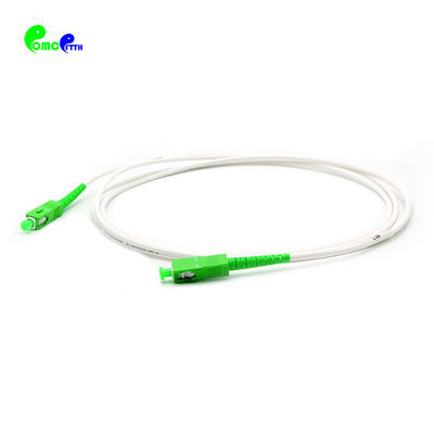 Simplex 2-25m Fiber Optic Patch Cables G657B3 SC APC - SC APC 9 / 125μm Singlemode