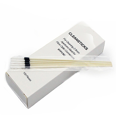 SC SC2 FC Fiber Optic Tools Connector Cleaning Swab Stick 2.5mm